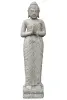 Product image 1 of the product “Standing Buddha, India,                  120 cm height, natural stone (Basanite), stonemasonry 120 cm”